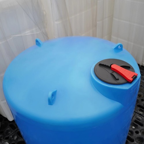 Емкость ЭКОПРОМ TRN 6000 л., вертикальная с откидной крышкой синий - изображение 5