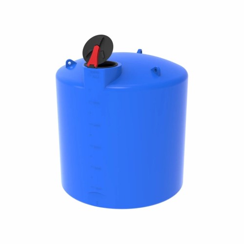 Емкость ЭКОПРОМ TRN 6000 л., вертикальная с откидной крышкой синий