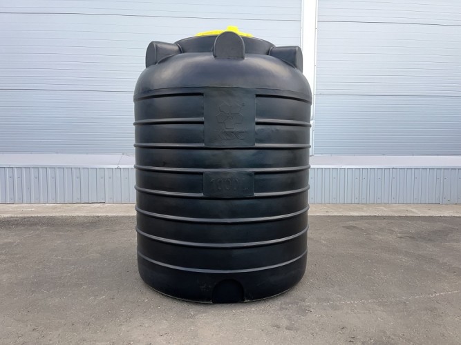 Емкость KSC C- 1000 л цилиндрическая вертикальная черный - изображение 3