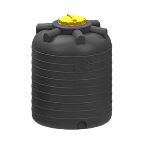 Емкость KSC C- 1500 л цилиндрическая вертикальная черный