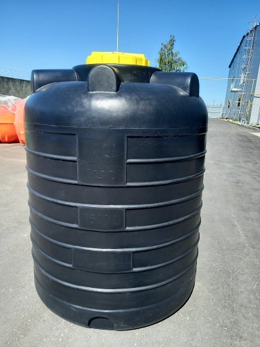 Емкость KSC C- 1500 л цилиндрическая вертикальная черный - изображение 5