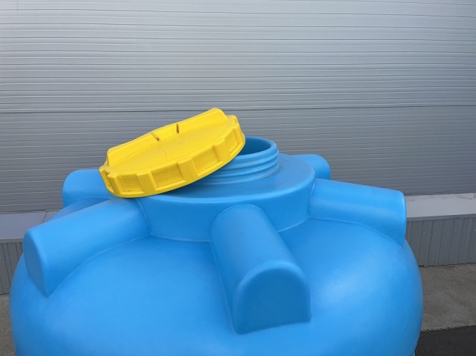 Емкость KSC C- 1500 л цилиндрическая вертикальная синий - изображение 5