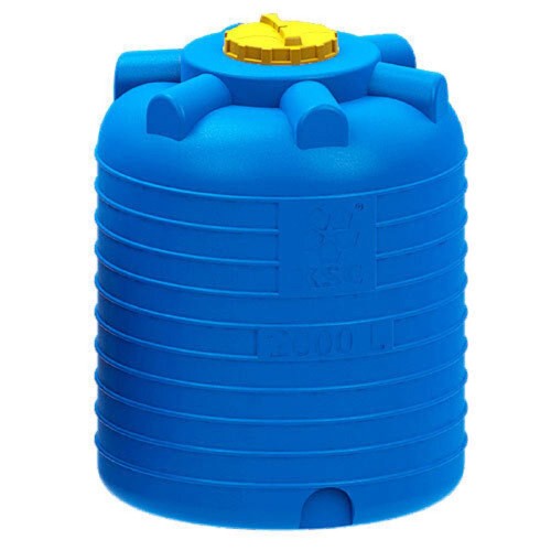 Емкость KSC C- 2000 л цилиндрическая вертикальная синий