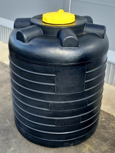 Емкость KSC C- 2000 л цилиндрическая вертикальная черный - изображение 4