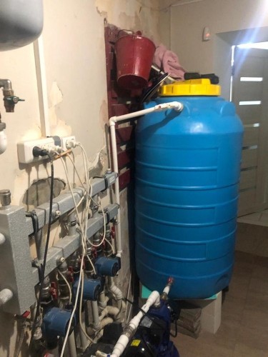 Емкость KSC C-  300 л цилиндрическая вертикальная синий - изображение 5