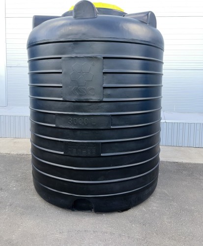 Емкость KSC C- 3000 л цилиндрическая вертикальная черный - изображение 5