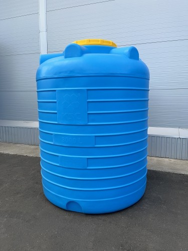 Емкость KSC C- 3000 л цилиндрическая вертикальная синий - изображение 3