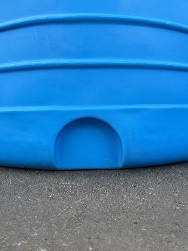 Емкость KSC C- 3000 л цилиндрическая вертикальная синий - изображение 4