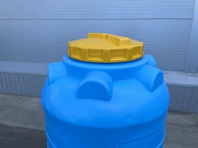 Емкость KSC C-  500 л цилиндрическая вертикальная синий - изображение 5