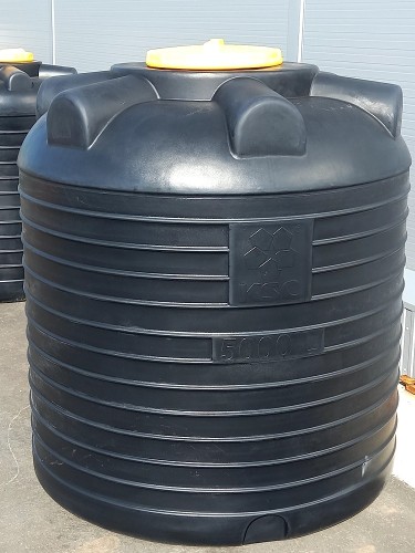 Емкость KSC C- 5000 л цилиндрическая вертикальная черный - изображение 4