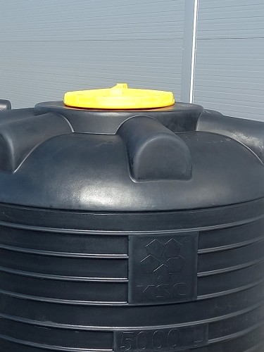 Емкость KSC C- 5000 л цилиндрическая вертикальная черный - изображение 2