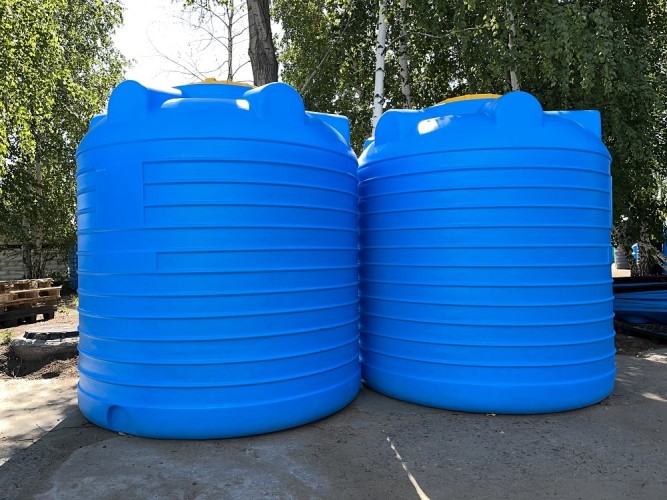 Емкость KSC C- 5000 л цилиндрическая вертикальная синий - изображение 4