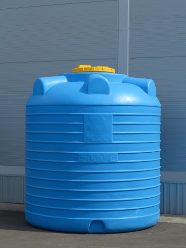 Емкость KSC C- 5000 л цилиндрическая вертикальная синий - изображение 3