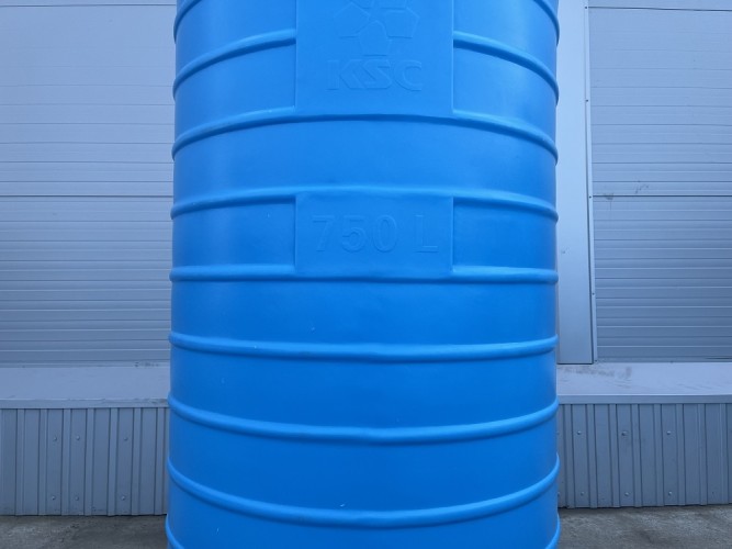 Емкость KSC C-  750 л цилиндрическая вертикальная синий - изображение 5