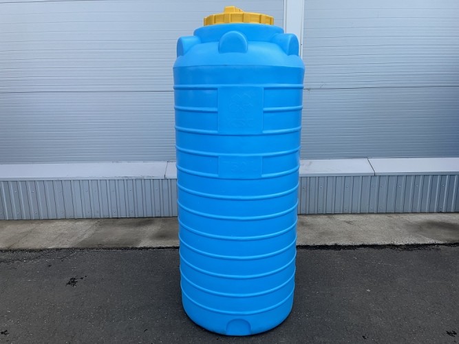 Емкость KSC C-  750 л цилиндрическая вертикальная синий - изображение 3