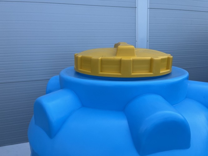 Емкость KSC C-  750 л цилиндрическая вертикальная синий - изображение 4