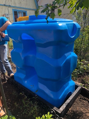 Емкость KSC P-1000 л  прямоугольная синий - изображение 2