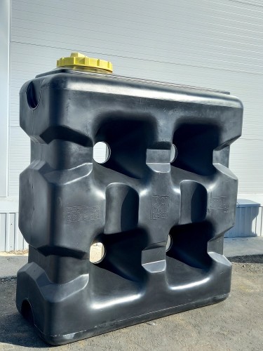 Емкость KSC P-2000 л  прямоугольная черный - изображение 5