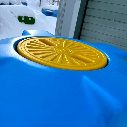 Емкость KSC P- 700 л прямоугольная вертикальная синий - изображение 5