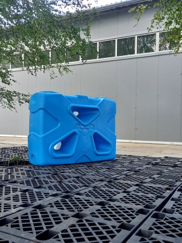 Емкость KSC PM-2000 л "Молекула" прямоугольная синий - изображение 3