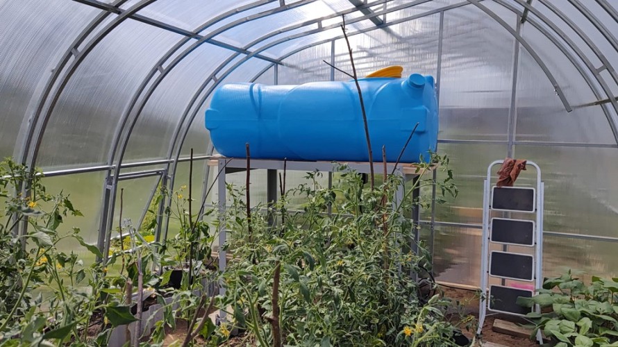 Емкость KSC PV- 750 л прямоугольная вертикальная синий - изображение 5