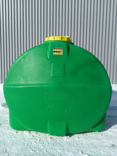 Емкость KSC T- 2000 л цилиндрическая горизонтальная зеленый - изображение 2