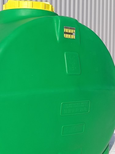 Емкость KSC T- 2000 л цилиндрическая горизонтальная зеленый - изображение 5