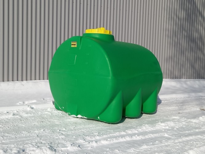 Емкость KSC T- 2000 л цилиндрическая горизонтальная зеленый - изображение 4