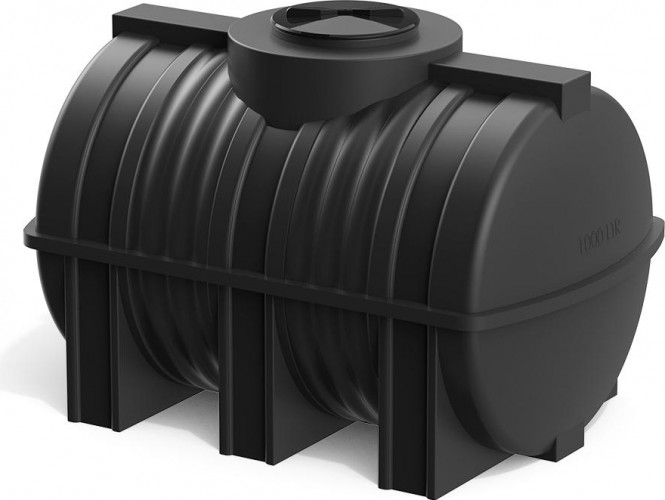 Емкость POLIMER GROUP G 1000 горизонтальная черный