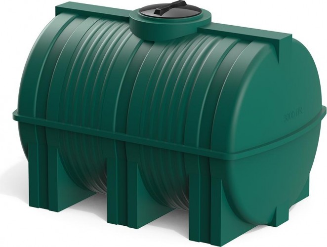 Емкость POLIMER GROUP G 3000 горизонтальная зеленый