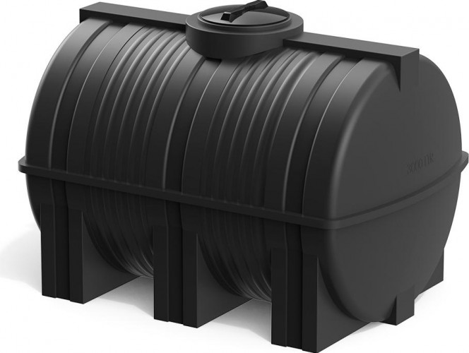 Емкость POLIMER GROUP G 3000 горизонтальная черный