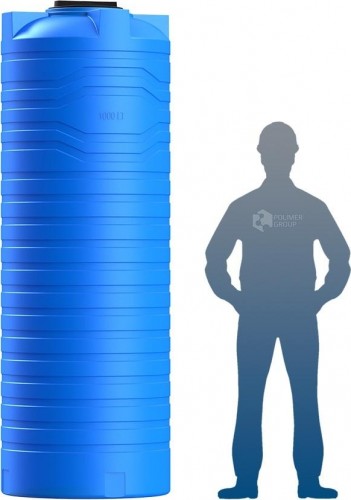 Емкость POLIMER GROUP N 1000 вертикальная синий - изображение 4