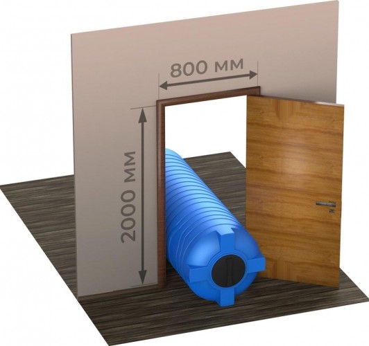 Емкость POLIMER GROUP N 1000 вертикальная черный - изображение 3