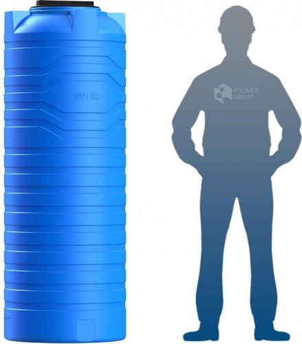 Емкость POLIMER GROUP N  500 вертикальная синий - изображение 4