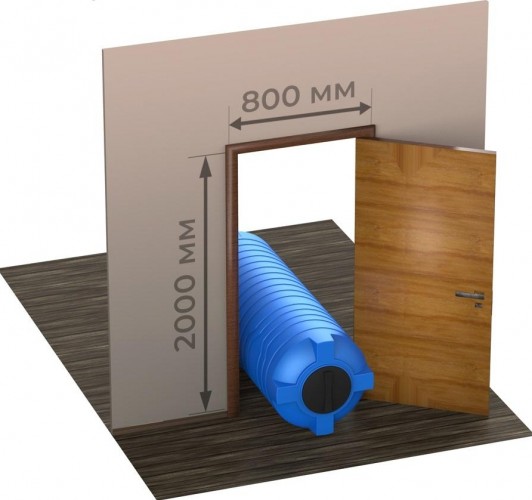 Емкость POLIMER GROUP N  700 вертикальная белый - изображение 3