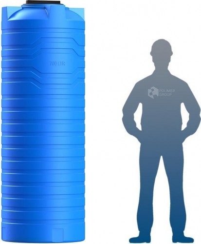 Емкость POLIMER GROUP N  700 вертикальная синий - изображение 3