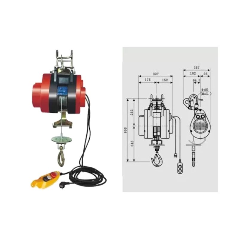 Лебедка электрическая EURO-LIFT HXS-250F г/п 250 кг в/п 30м - изображение 6