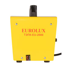 Тепловая электрическая пушка Eurolux ТЭПК-EU-2000 керамический нагревательный элемент, квадратная - изображение 11