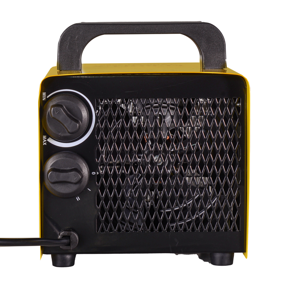 Тепловая электрическая пушка Eurolux ТЭПК-EU-2000 керамический нагревательный элемент, квадратная - изображение 2