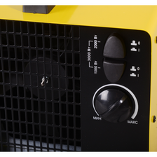 Тепловая электрическая пушка Eurolux ТЭПК-EU-3000 керамический нагревательный элемент, квадратная - изображение 14