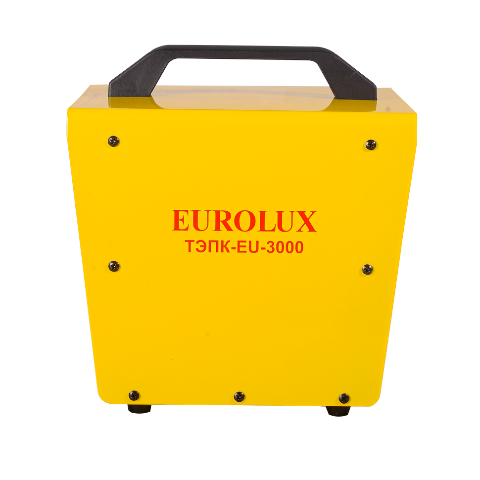 Тепловая электрическая пушка Eurolux ТЭПК-EU-3000 керамический нагревательный элемент, квадратная - изображение 5