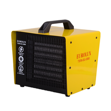 Тепловая электрическая пушка Eurolux ТЭПК-EU-3000 керамический нагревательный элемент, квадратная - изображение 9