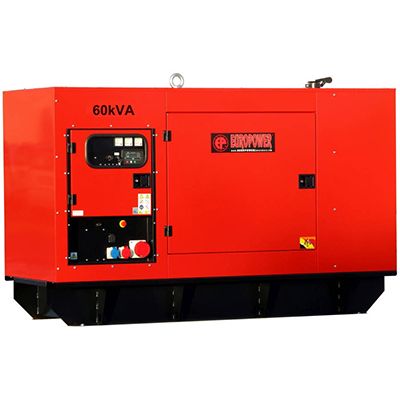 Дизельный генератор EUROPOWER EPS 60 TDE (1500 об/мин, шумозащитный кожух)