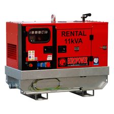 Дизельный генератор EUROPOWER EPSR 11-3 TDE (1500 об/мин, шумозащит. кожух, арендное исполнение) - изображение 2
