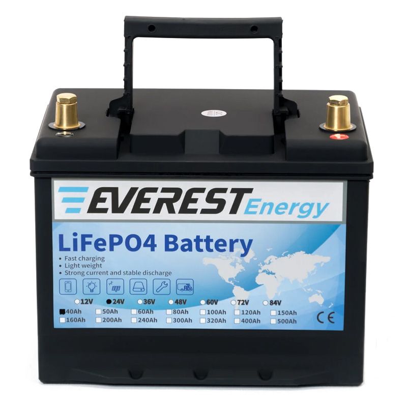 Литиевый тяговый аккумулятор Everest LFP-24V40AH