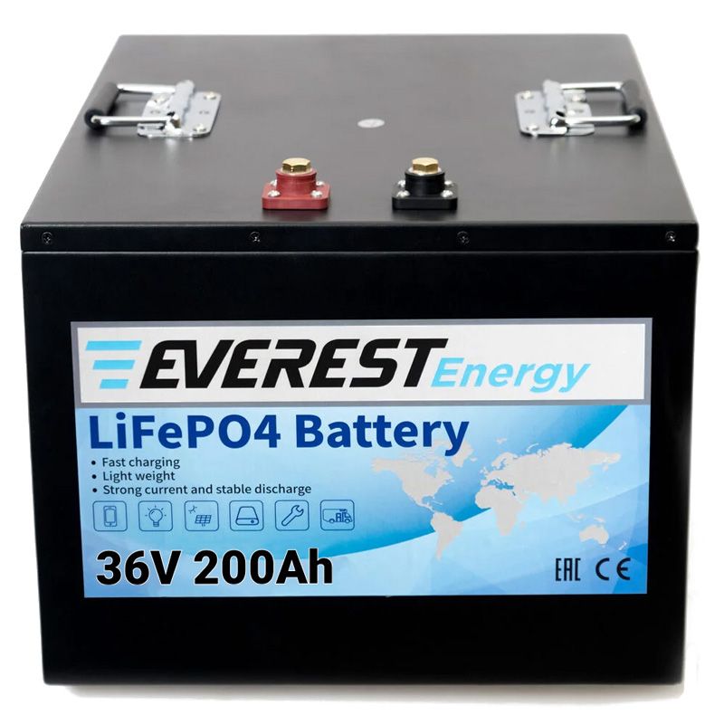 Литиевый тяговый аккумулятор Everest LFP-36V200AH