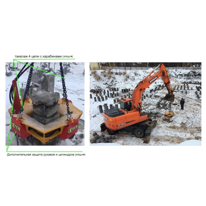 Обрубщик свай Exten Arturo A380 - изображение 4