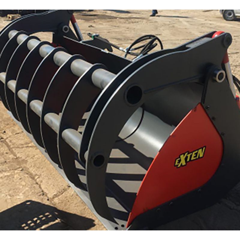 Фронтальный ковш Exten QZ2,0 c захватом - изображение 2