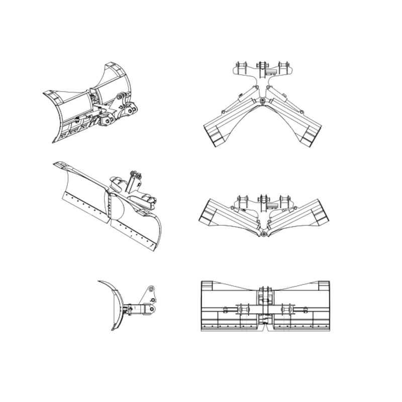 Снежный отвал-бабочка Exten SC2800/2VH - изображение 3