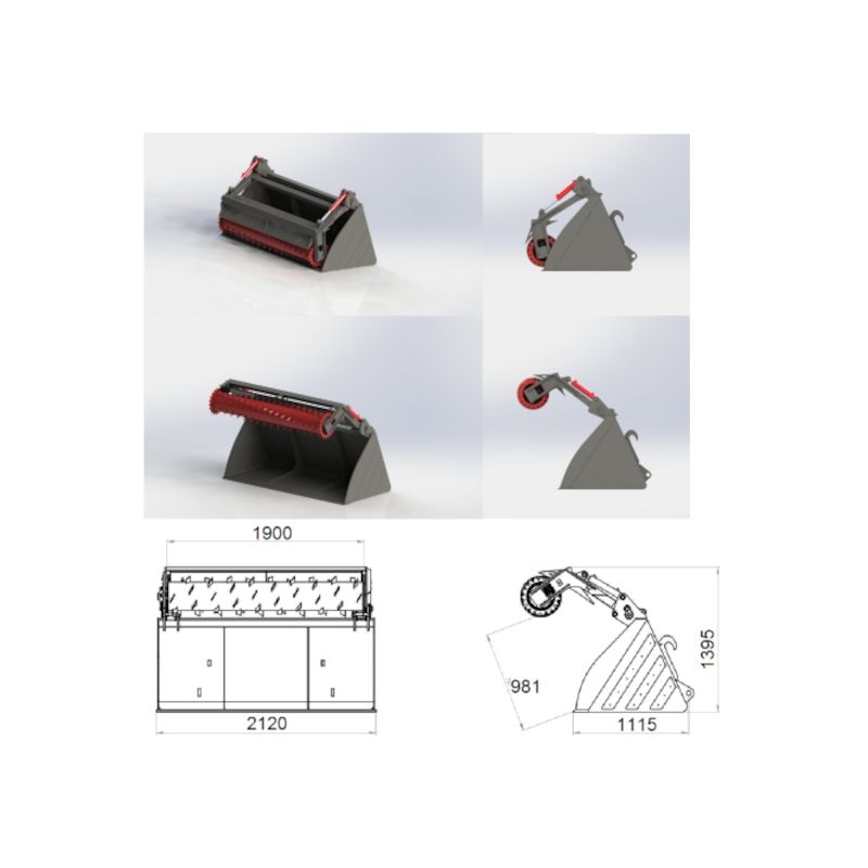 Сельскохозяйственная фреза для силоса Exten ZM2100 - изображение 5